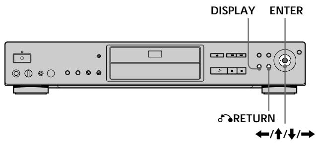 SONY DVP-S745D - Using the Control Menu Display DVD VIDEO CD - 1