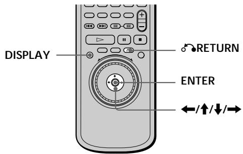 SONY DVP-S745D - Using the Setup Display - 3