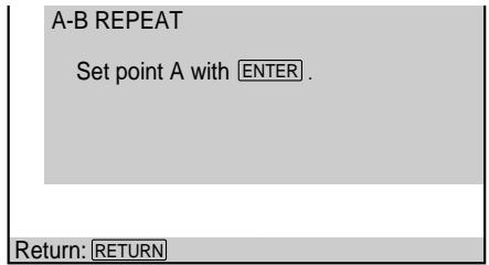 SONY DVP-S745D - Setting a portion for A-B repeat - 2