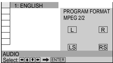 SONY DVP-S745D - Changing the Sound - 4