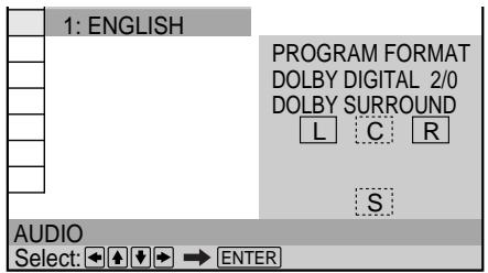 SONY DVP-S745D - Changing the Sound - 2