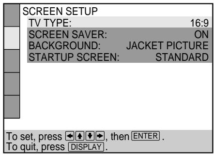 SONY DVP-S745D - Select the item you want using ↑/↓. - 1