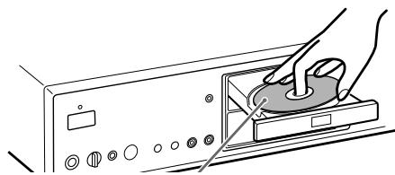 SONY DVP-S745D - Press ≅ on the player, and place a disc on the disc tray. - 1