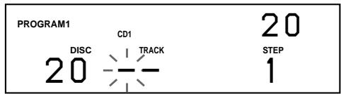 PROGRAM1 CD1 20 DISC | TRACK STEP 1