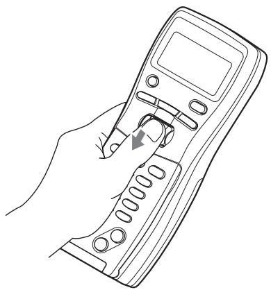 SONY CDP-CX555ES - So bewegen Sie den Cursor im Display der Fernbedienung - 1