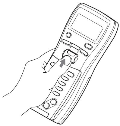SONY CDP-CX555ES - So bewegen Sie den Cursor im Display der Fernbedienung - 2