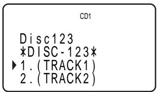 CD1 Disc123 *DISC - 123* ► 1 . (TRACK1) 2 . (TRACK2)