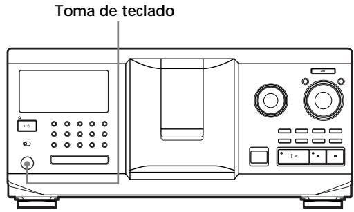 Toma de teclado