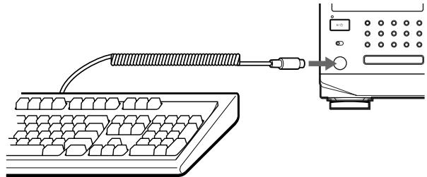 SONY CDP-CX555ES - Speichern von Custom File-Daten mit einer Tastatur - 2