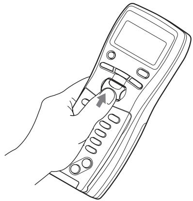 SONY CDP-CX555ES - Como mover o cursor no visor do telecomando - 2