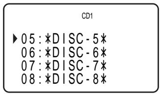 SONY CDP-CX555ES - Direktes Auswählen einer CD über das Display der Fernbedienung - 1