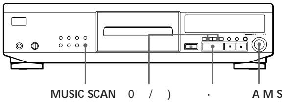 SONY CDP-XE700 - Localização de uma faixapecifieda ou um puntoespecialico numa faixa - 1