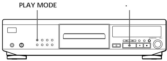 SONY CDP-XE700 - Reprodução por ordem aleatoria (Reprodução aleatoria) - 1