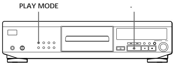 SONY CDP-XE700 - In willekeurige volgorde aftspelen (Shuffle) - 1