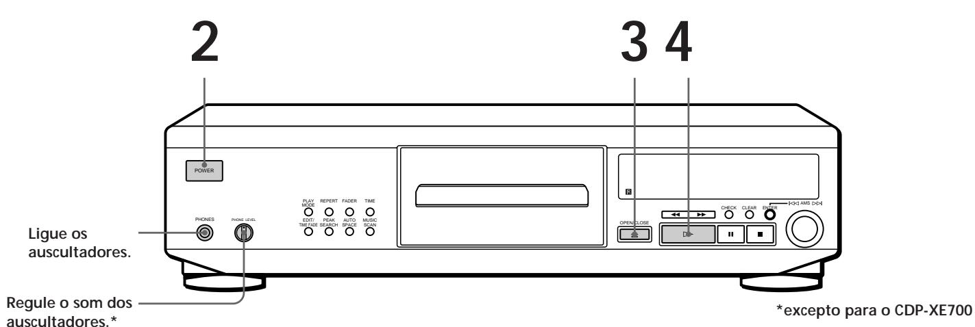 SONY CDP-XE700 - Reproduzir um CD - 1