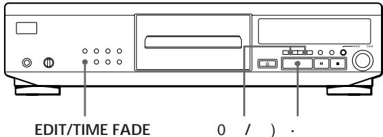 SONY CDP-XE700 - Gravação de um CD com definição da duração da fita (Montagem temporizada/ Montagem simples) - 1