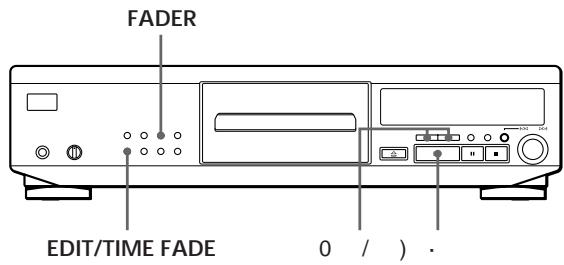 SONY CDP-XE700 - Ein- und Ausblenden - 1