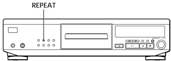 SONY CDP-XE700 - Riproroduzione ripetuta dei brani - 1