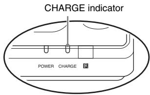 SONY DVP-FX875 - Charging the battery pack - 2