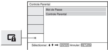 SONY DVP-FX875 - Paramètres de contrôle parental (Controle Parental) - 1