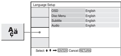 SONY DVP-FX875 - (Language Setup) - 1