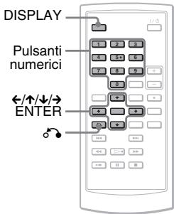 SONY DVP-FX875 - Utilizzo della visualizzazione Impostazioni di riproduzione - 1
