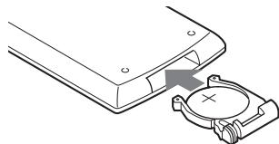 SONY DVP-FX875 - Per sostuire la batteria del telecomando - 2