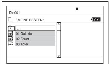 SONY DVP-FX875 - Drücken Sie auf / , um ein Album auf der List auszuwahlen, und drücken Sie auf ENTER. - 1