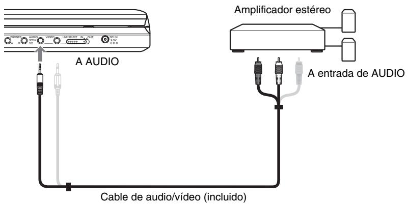SONY DVP-FX875 - Conexión a un amplificador de AV (receptor) - 1