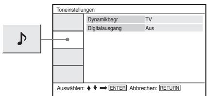 SONY DVP-FX875 - Einstellungen für den Ton (Toneinstellungen) - 1