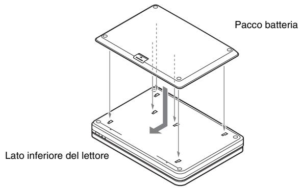 SONY DVP-FX875 - Installazione del pacco batteria - 1