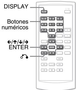 SONY DVP-FX875 - Uso de la pantalla de ajustes de reproduccion - 1