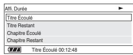 SONY DVP-FX875 - Vérifier la durée écoulée et la durée restante DVDVideoDVDvi - 1
