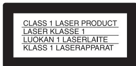 SONY DVP-FX875 - WARNING - 2