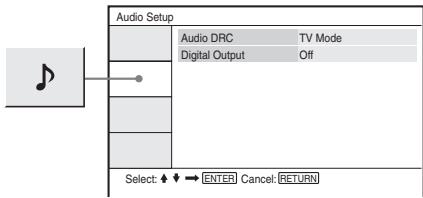 SONY DVP-FX875 - (Audio Setup) - 1