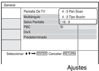 SONY DVP-FX875 - Pulse / para selectionar un elemento y afterwards pulse ENTER. - 1
