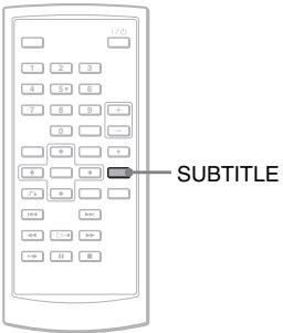 SONY DVP-FX875 - Visualización de los subtitutos - 1