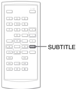 SONY DVP-FX875 - Displaying the subtitles DVDVideo DVDvr - 1