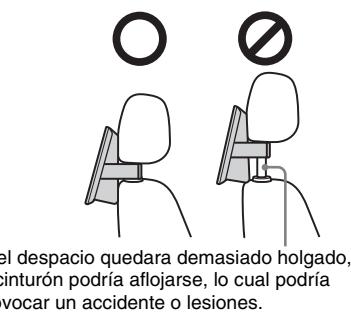 SONY DVP-FX875 - Montaje del reproductor en la parte posterior del asiento delantero - 2