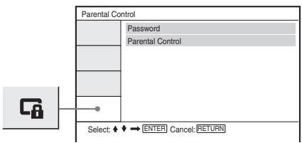 SONY DVP-FX875 - Instellingen Ouderlijk Toezicht (Parental Control) - 1
