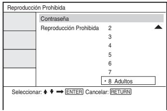 SONY DVP-FX875 - Ajuste de la reproduccion prohibida (reproduccion limitada) DVDVideo - 1