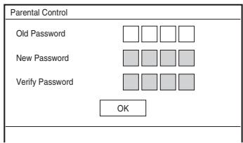 SONY DVP-FX950 - To change the password - 1