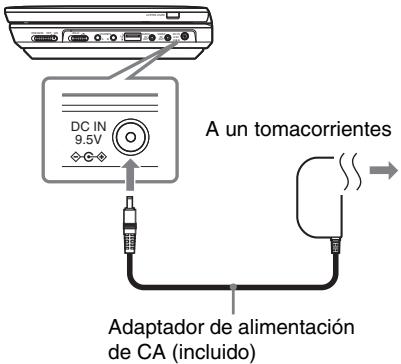 SONY DVP-FX950 - Coloque la batería en el reproductor. - 3
