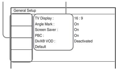 SONY DVP-FX950 - Press / to select "Setup," and press ENTER. - 1