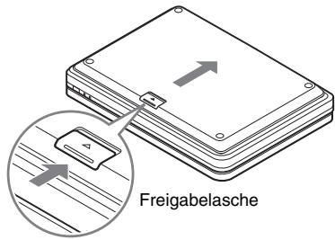 SONY DVP-FX950 - So entfernen Sie den Akkusatz - 1