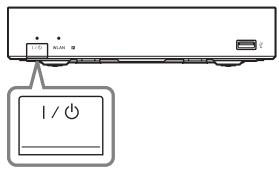 SONY SMP-N100 - Pulse I/ para encender el reproductor. - 1