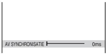 SONY SMP-U10 - De vertraging zusammen beeld en geluid regelen (AV SYNCHRONISATIE) - 1