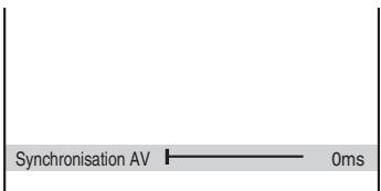 SONY SMP-U10 - Une fois le mode (SYNCHRONISATION AV) sélectionné dans le menu de commande (page 19), appuyez sur  pour sélectionner « REGLE  », puis appuyez sur ENTER. - 1