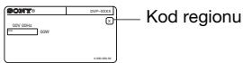 SONY DVP-SR150 - Kod regionu - 2
