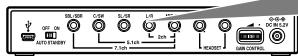 SONY DR-GA500 - Connect the processor to the sound device as illustrated below. - 3